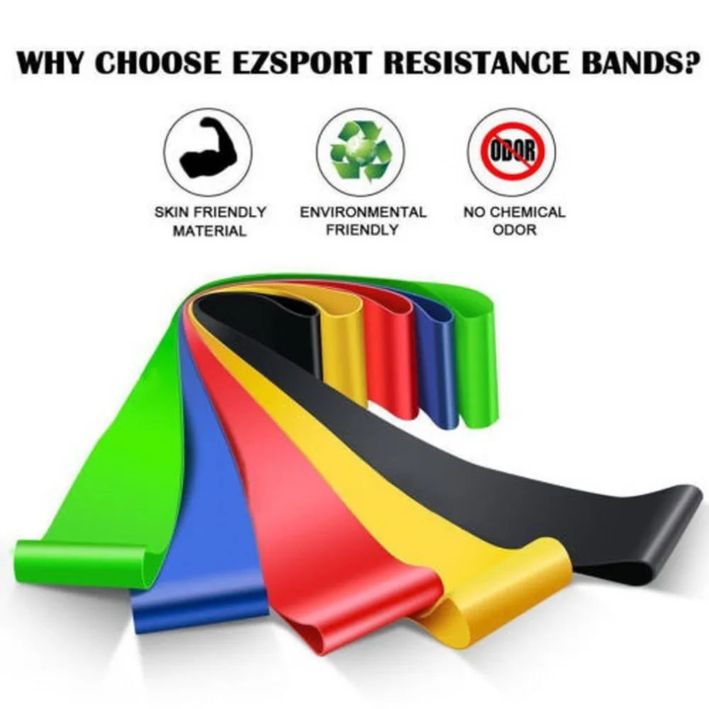 

2021 New Hot Women Yoga Resistance Tension Band Loop Yoga Pilates For Home Fitness Exercise Workout Training Resistance Band