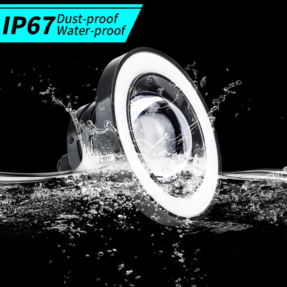 1 пара противотуманных фар с ангельским глазом Автомобильный светодиодный