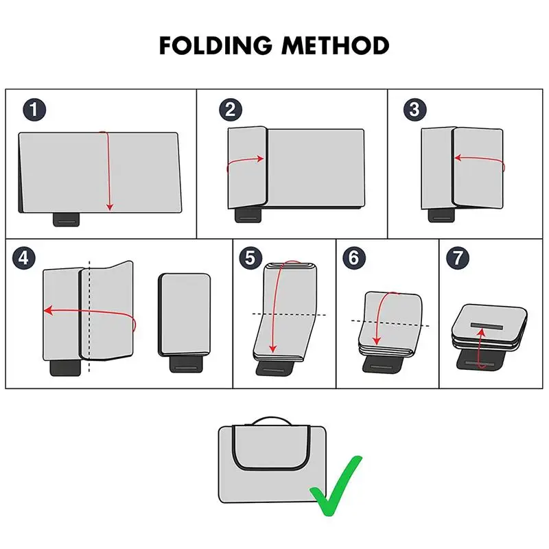 Одеяло для пикника на открытом воздухе водонепроницаемое складываемый коврик