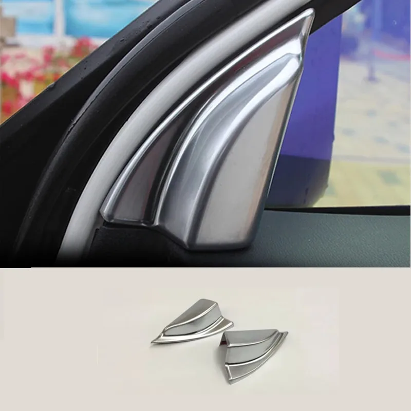 

ABS Matte For Mazda CX-5 Accessories 2013 2014 2015 2016 Car interior A-pillar Speaker horn ring Cover Trim Car Styling 2PCS