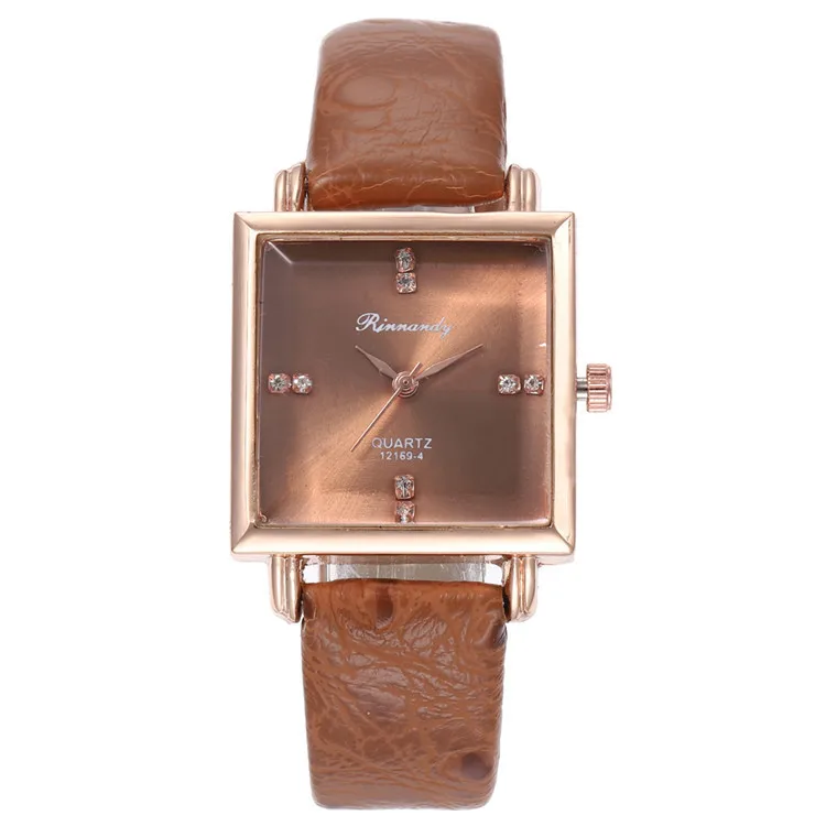 

2020 New Hot Sale Fashion Belt Series Bracelet Watch Exquisite Multicolor For Square Diamond Watches Joker Lady Wrist