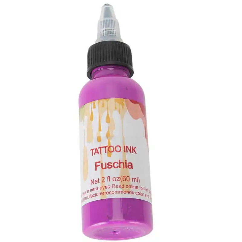 

Tattoo Supplie Eyelashes Accesories Tattoo Ink Pigment Safe Professional Colorful Makeup Paints Accesories for Body Arts 60ml