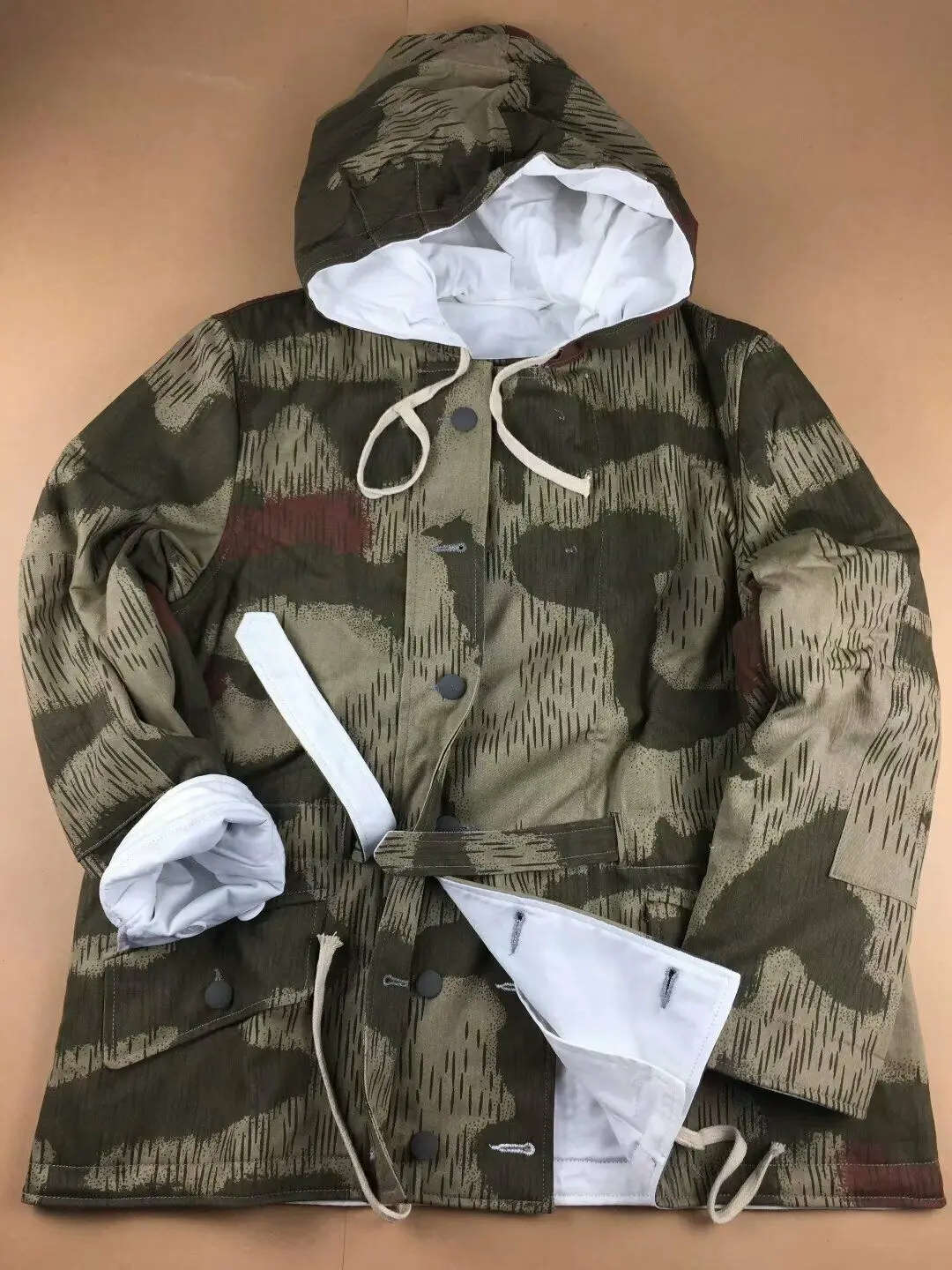 Немецкая камуфляжная Военная Униформа времен Второй мировой войны зимняя