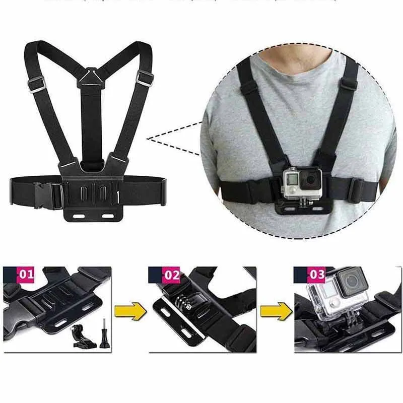 Фиксированная камера регулируемые брительки ремень Простой грудь стабильный