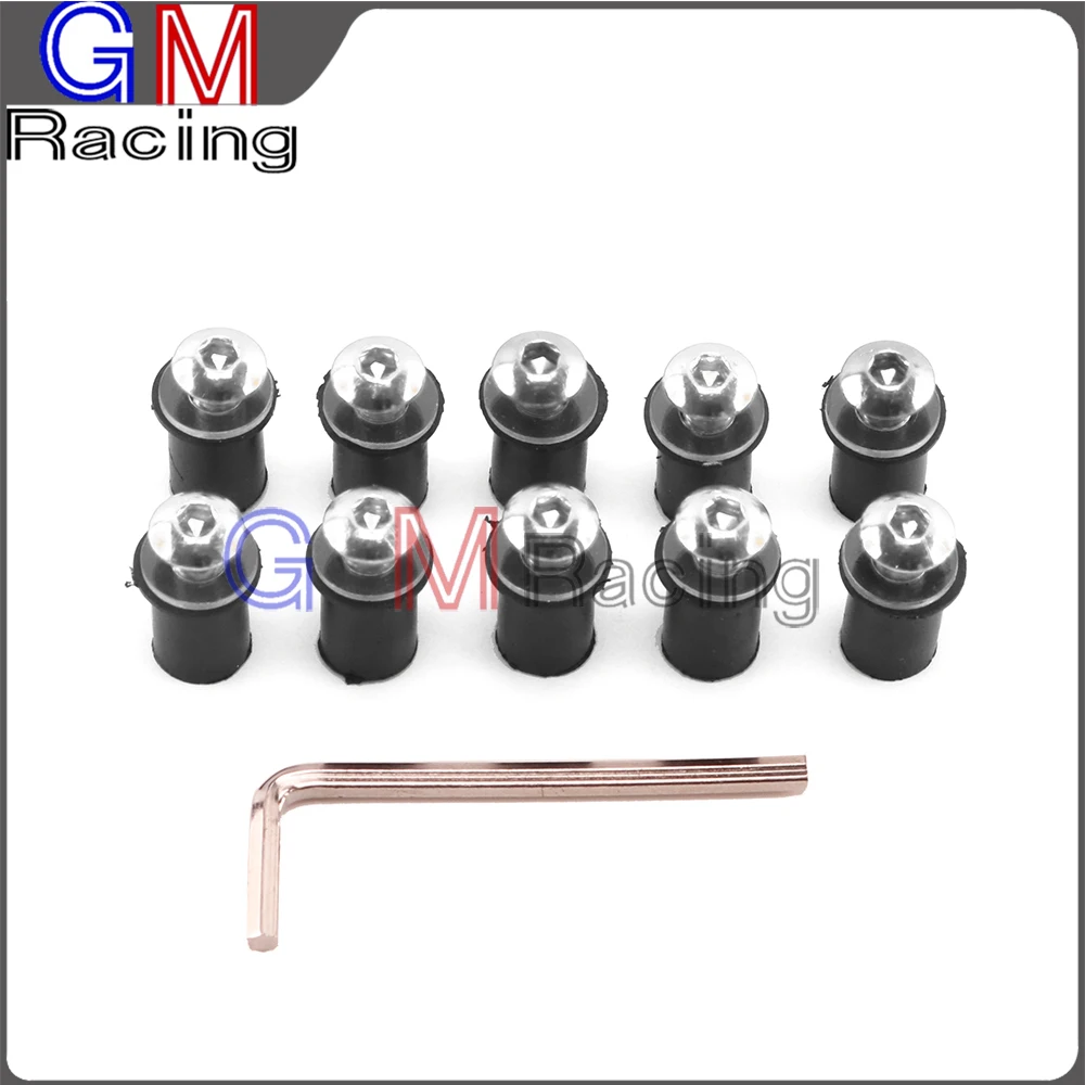 Мотоцикл 5 мм ветровое стекло болты винт для YAMAHA YZF R6 R1 MT07 MT09 FZ09 FZ07 FZ6 FZ8 XSR700 XSR900 XJ6 FZ1 |