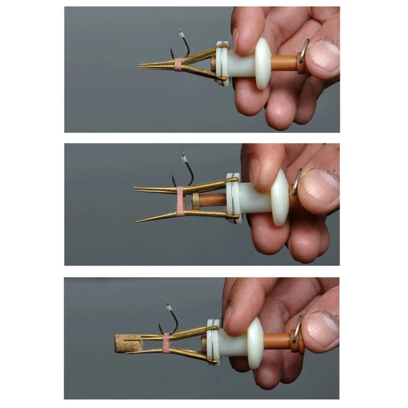 20211 шт. Медь Запчасти мотыль приманка червь личинки инструмент загрузки с зажимом