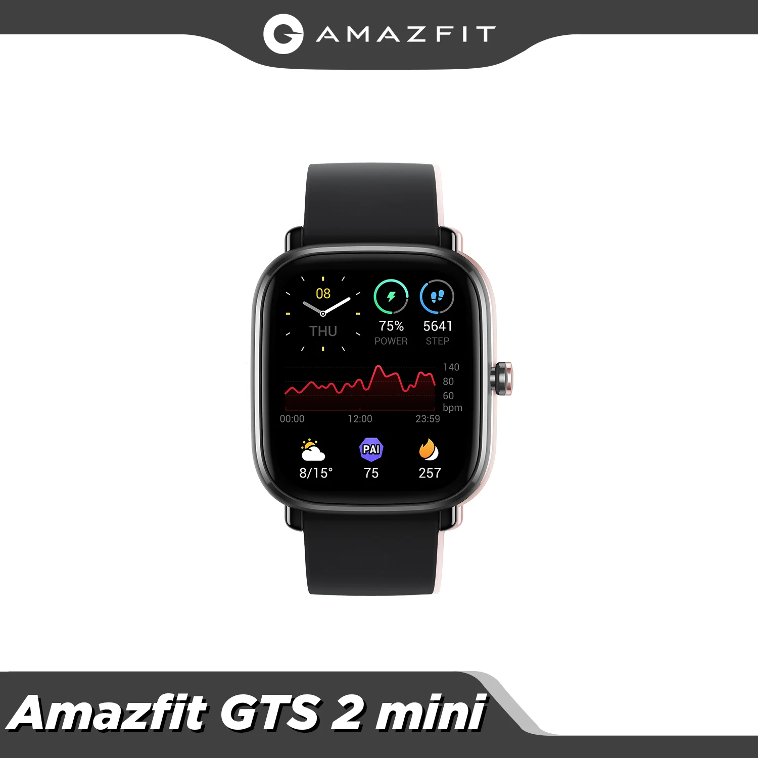 Ciclo de Rastreamento Dias de Vida da Bateria para Android Versão Global Amazfit Mini Gps Esportes Smartver Bluetooth 5.0 Feminino 14 Gts 2
