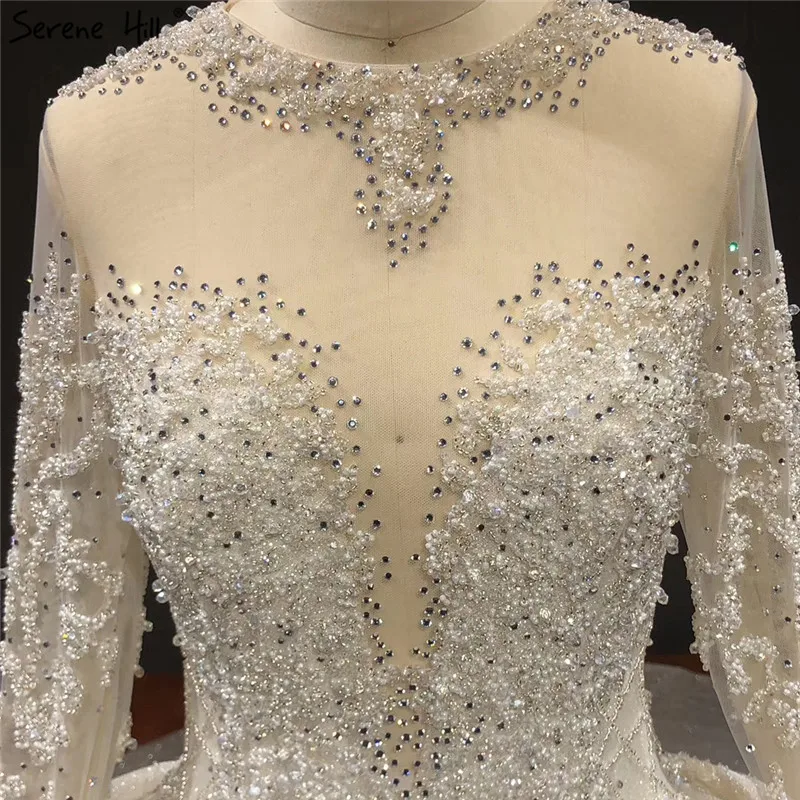 Свадебные платья цвета слоновой кости с блестящими кристаллами и бисером