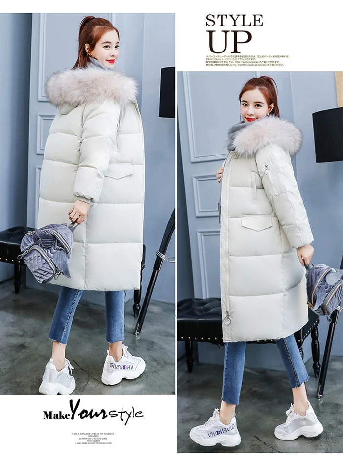 liva girl Casual Winter Jacket Women Coat Warm Parka Female Plus Big Size Long Jacket Quilted Coat With Fur Clothing