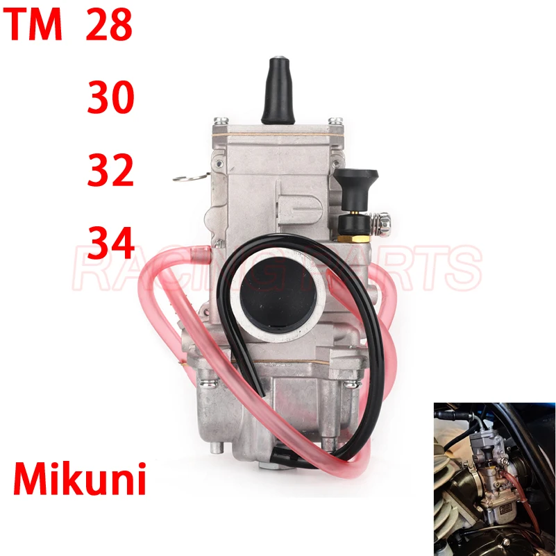 Mikuni TM24 TM28 TM30 TM32 TM34 TM38 Flat Slide Carburetor Spigot TM Carbs for Honda CR250 for Kawasaki KX125 150