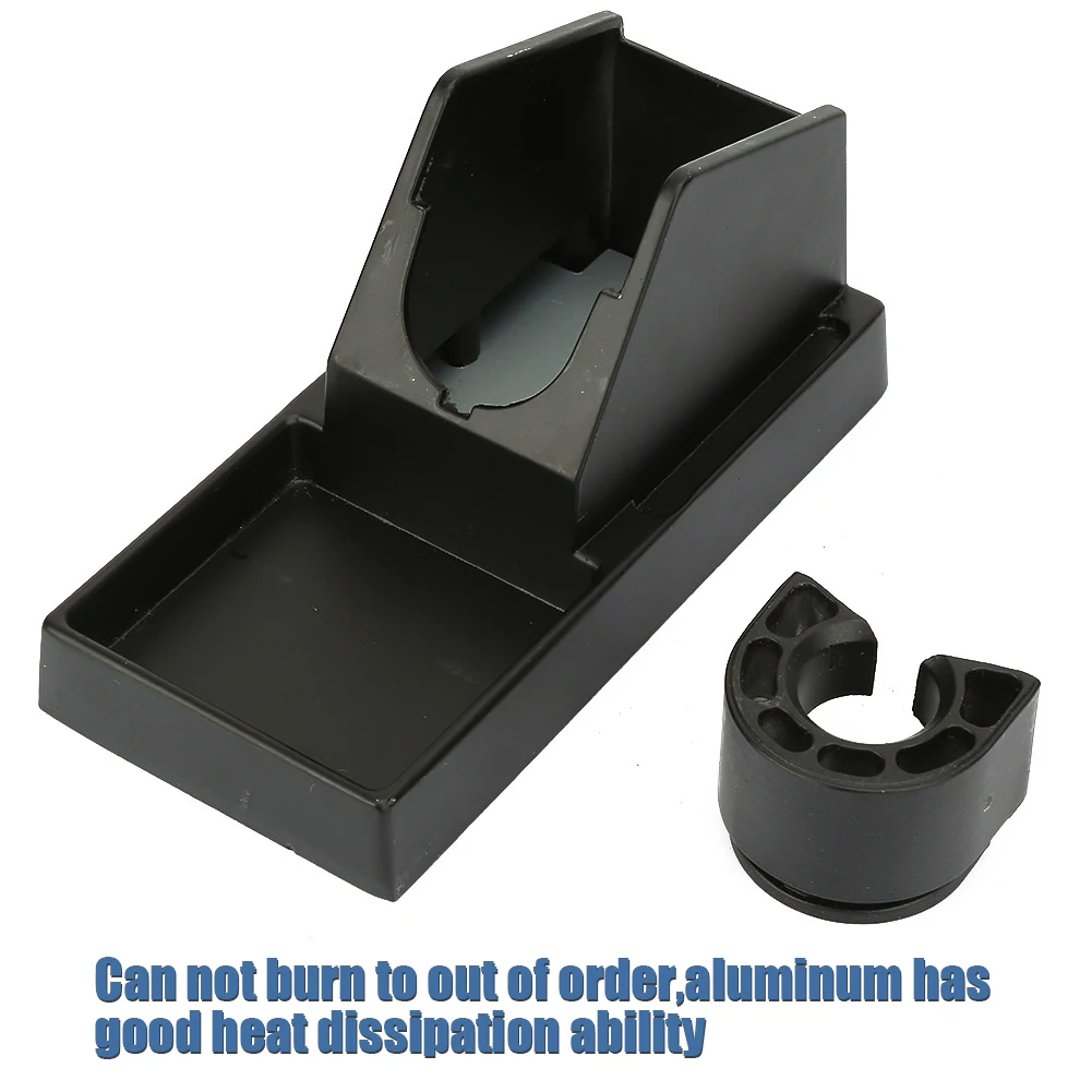 

Portable Detachable Metal Base Soldering Iron 936 Aluminum Alloy Holder Stand Mount Support Station Used With Most Pencil Tip