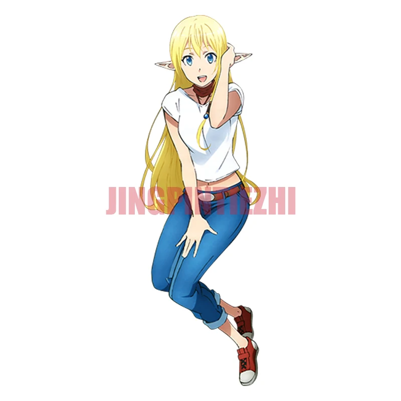 Интересная красочная Автомобильная наклейка для привлекательной девушки ворота