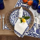 Кольца для салфеток из искусственного лимона с лозой, 10 шт.