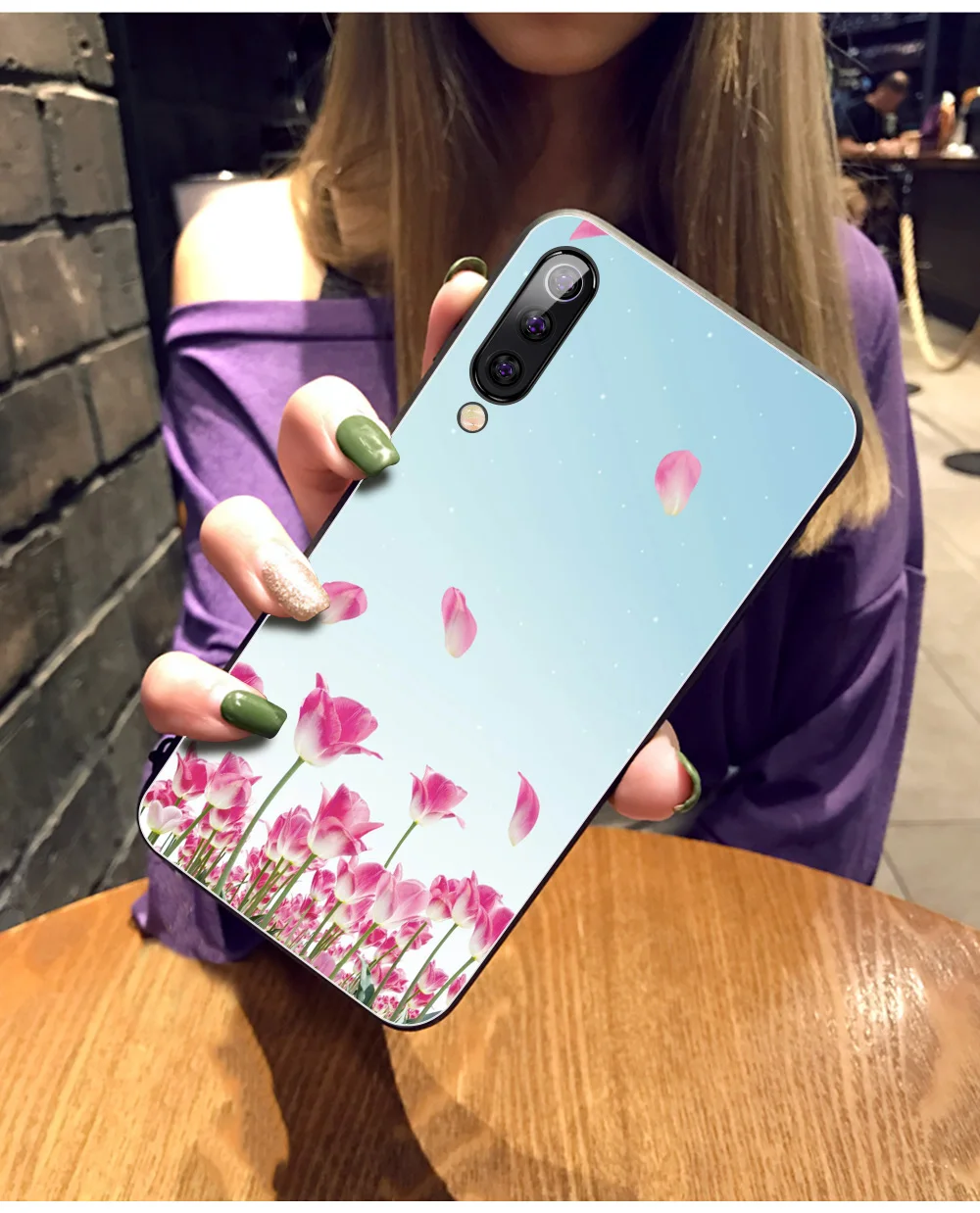 Для huawei P20 pro Чехол P30 задняя крышка lite для huawei honor 20 pro Чехол V20 mate ЖЕСТКИЙ ЦВЕТОК РОЗА ФЛОРА девушка женщина Индивидуальные