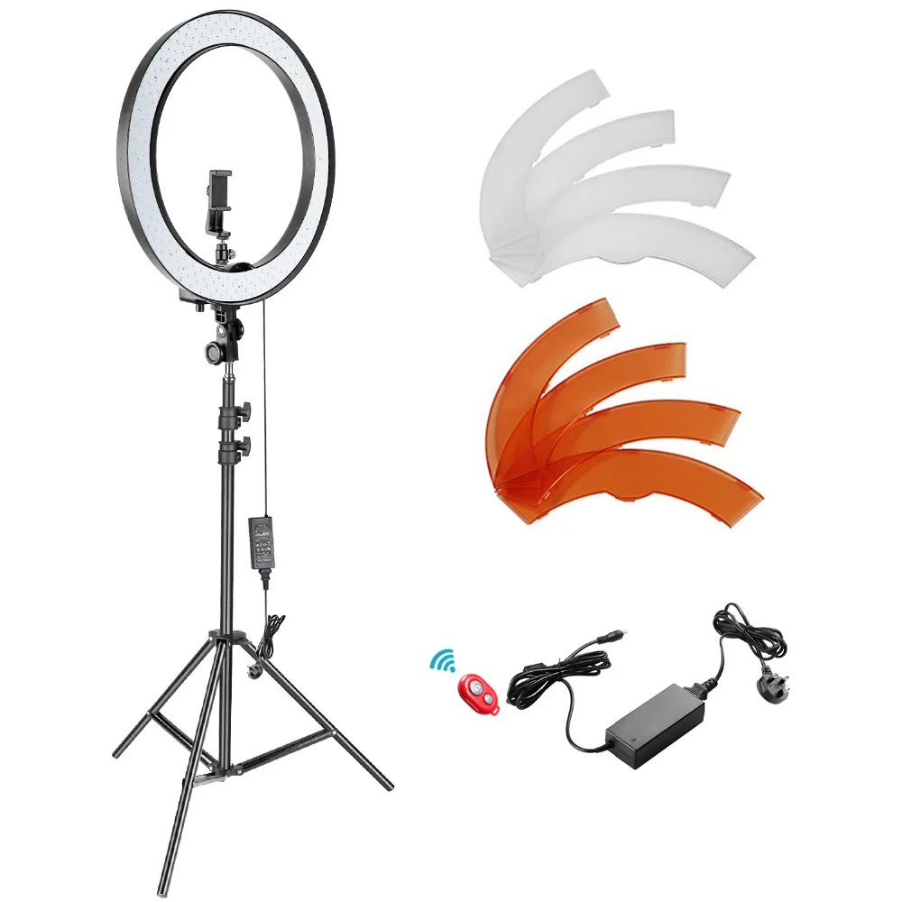 Neewer 18 дюймовый наружный Диммируемый SMD светодиодный светильник ing Kit с 78 7 дюймовым