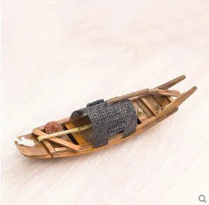 b9 Модель парусник 15/25 см лодка модели игрушки с дистанционным управлением ручной миниатюрный деревянный лодка диорама модель корабля воздушная подушка для рыбацкой лодки для крошечные река сцена - Цвет: b9