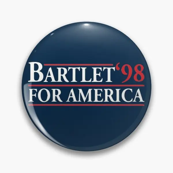 Bartlet для Америки белый вариант настраиваемая мягкая Кнопка булавка Декор шляпа