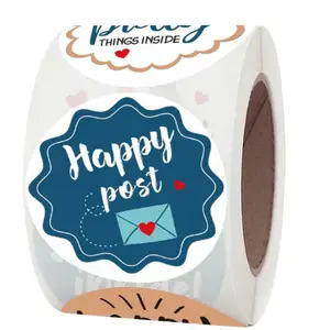 500 шт. почтовые наклейки малого бизнеса 3,8 см пост этикетки для пакетов спасибо вам за ваш заказ стикер для Конверт Карты подарок украшения