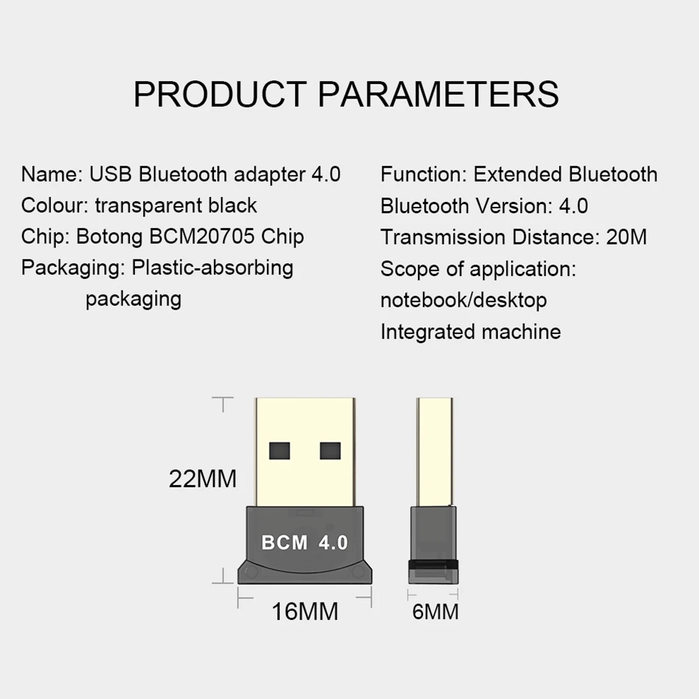 KebiduUSB Bluetooth V4.0 Ключ адаптер BCM 20705 мини беспроводной аудио адаптер Aux приемник для ПК динамик музыкальный передатчик