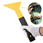 Инструмент для тонирования оконной пленки EHDIS, защитная пленка из фольги с длинной ручкой, ракель для обертывания, стеклянная наклейка, инструмент для очистки