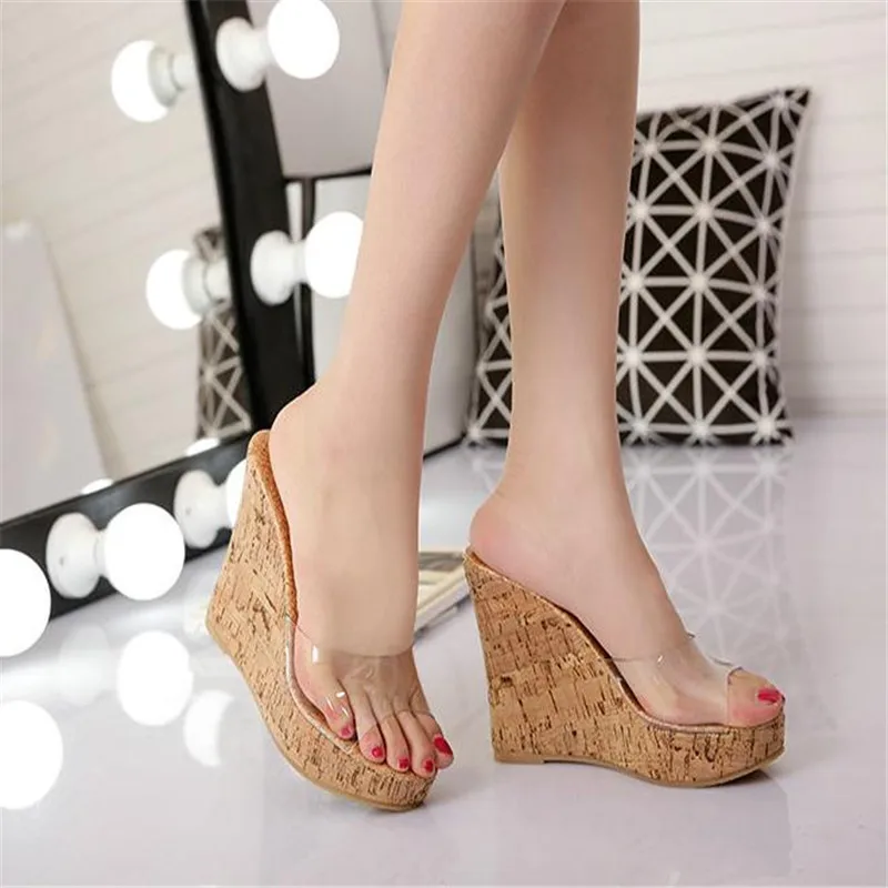 Женские черные сапоги до колена на высоком каблуке с открытым носком модные