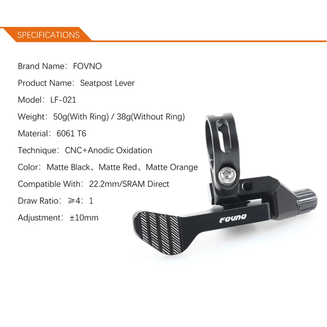 

MTB Dropper Seat Post Lever Bicycle Seatpost Mountain Road Bike Seat Tube Switch Lever Adjustable Universal Shifter Style