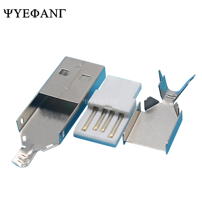 10 шт./лот USB 2 0 Тип A 4 Pin 30 в 1.5A разъемы Jack Tail папа розетка электрические клеммы |