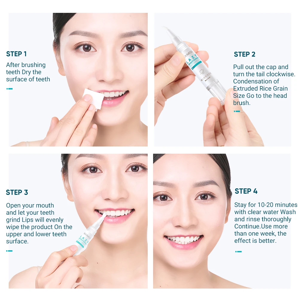 BAIMISS отбеливающая Сыворотка для зубов ручка стоматологический инструмент