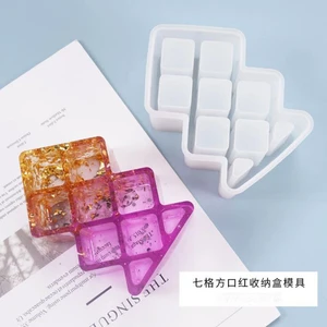 Новая прозрачная силиконовая форма, емкость для хранения, силиконовая форма сделай сам для рождественской елки, декоративная силиконовая форма ручной работы