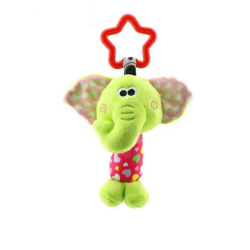 Infant Baby Kids rattle toys Wrist Rattle Mobiles Infant car bed hanging animal hand grab rattleor Newborn Children Xmas Gift - Цвет: 01