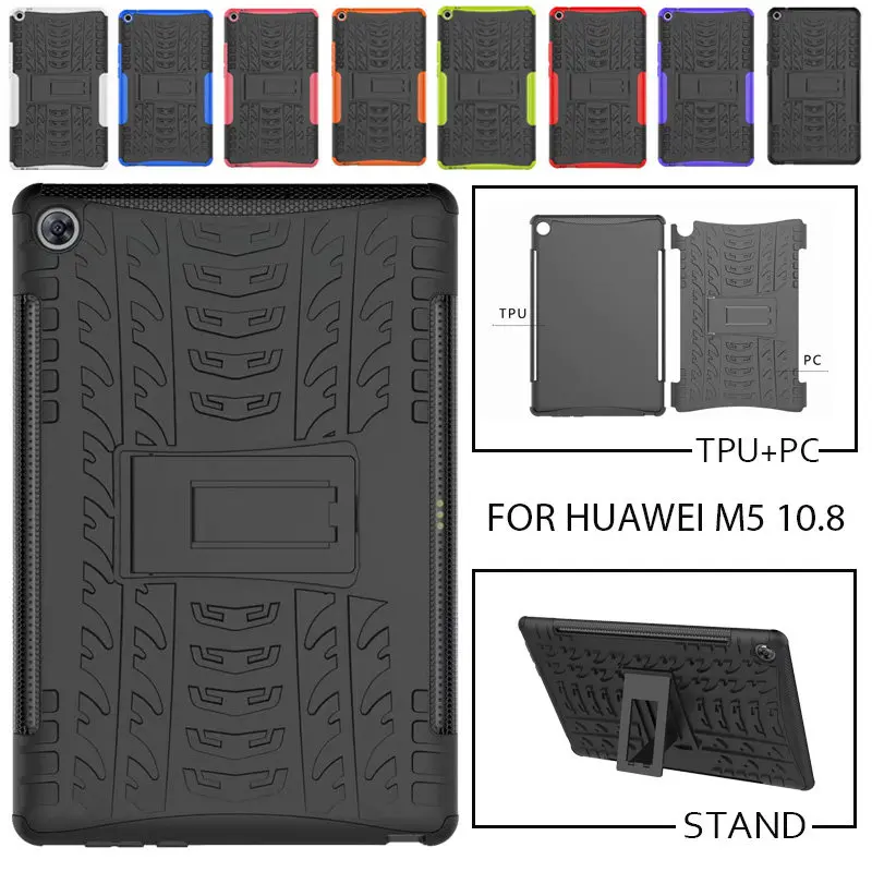 

Tablet Case For Huawei Mediapad M5 10 10.8 pro case CMR-AL09 CMR-W09 Hybrid Armor Defender for Huawei Mediapad M5 10.8 case