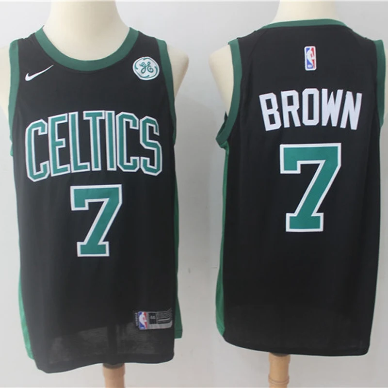 

New Kemba 8 Walker Mens Jersey Jayson 0 Tatum Larry 33 Bird Jaylen 7 Brown 5 Garnett Basketball Jerseys Round Neck