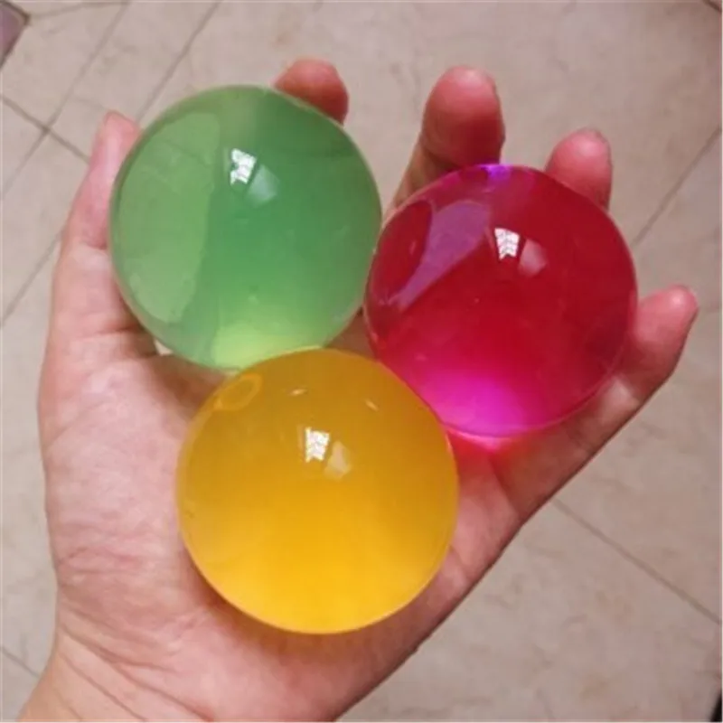 

6-7pcs Large Hydrogel Pearl Shaped Big 4-5cm Crystal Soil Water Beads Mud Grow Ball Wedding Growing Bulbs Children's toys