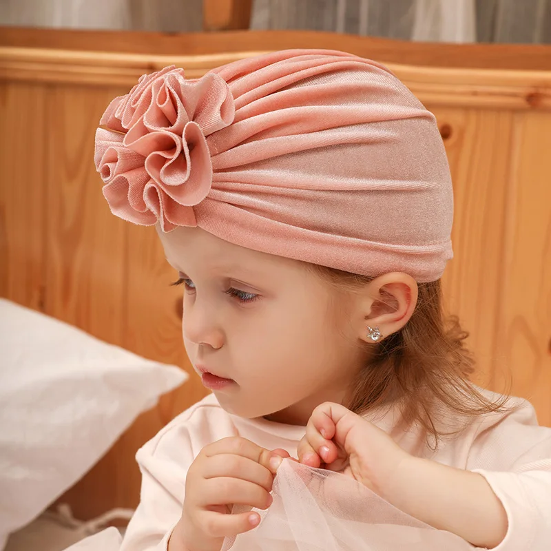 Новая зимняя детская шапка для девочек 10 см с помпоном из натурального меха