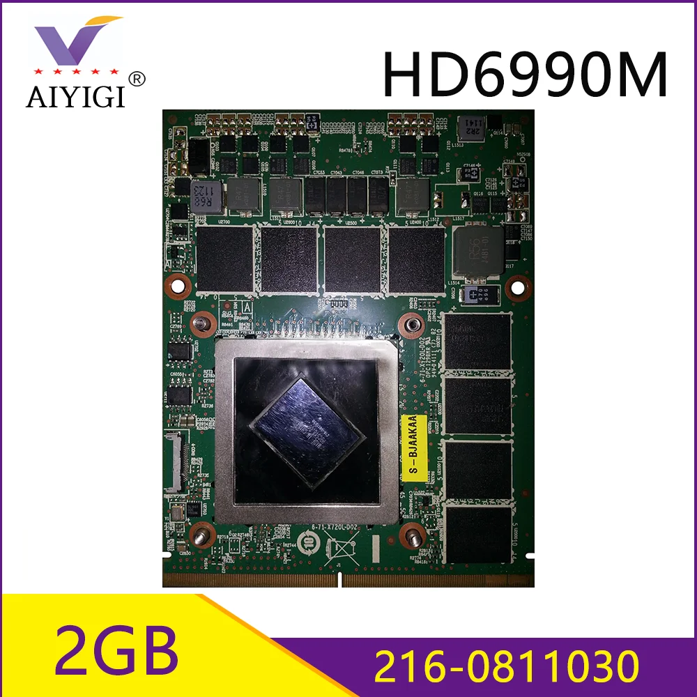 Видеокарта Radeon HD6990 HD6990M GDDR5 2 Гб 216 0811030 для Clevo P170EM P150HM P150EM P150SM P157SM P151SM1
