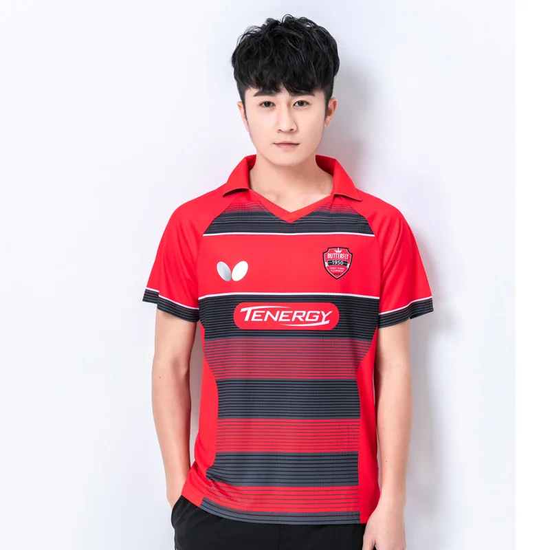 

New Quick Drying Table Tennis Clothes Men Shirt T-shirt With Logo Printing