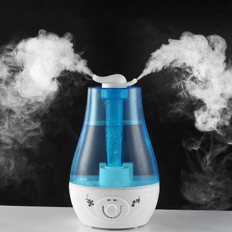 New 3000Ml Ultrasonic Humidifier Diffuser Air Dual-Port Sprayer Suitable for Home Office Kids Super Fog Volume Atomizer