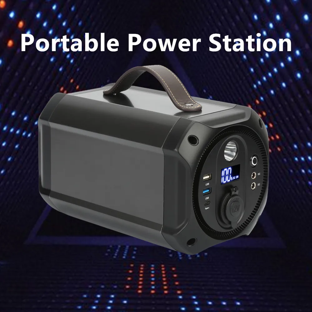 

GKFLY Portable Power Station Pure Sine Wave Power Generator Emergency Energy Supply Power Bank Battery Charger for Car Outdoor