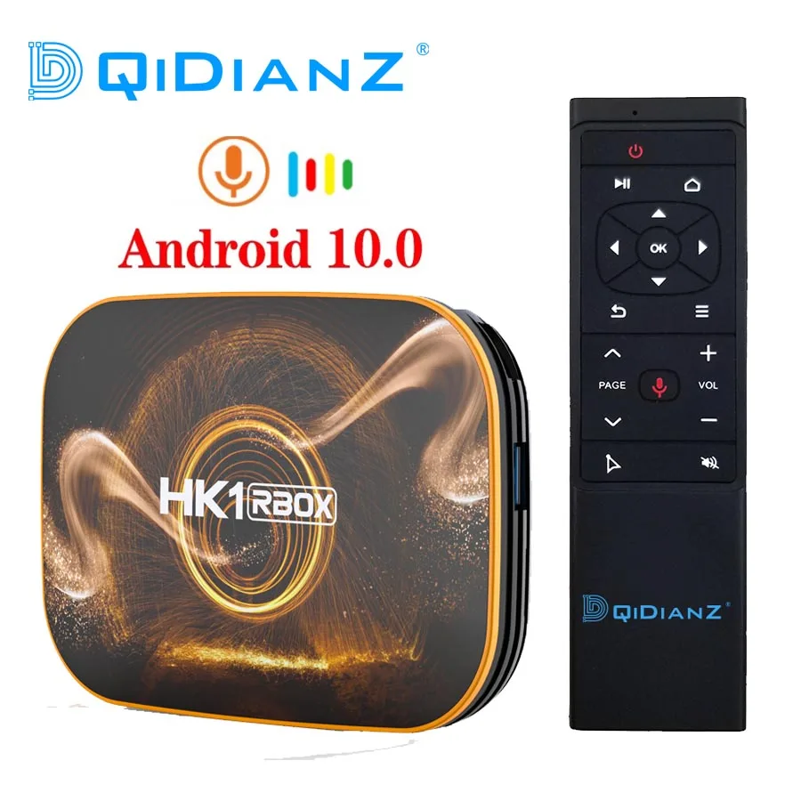ТВ приставка HK1 R1 RBOX Android 10 0 Rockchip RK3318 USB3.0 1080P H.265 4K Youtube телеприставка PK T95 TX6S Andriod 9