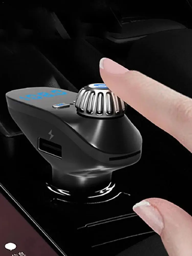 

Mini Wireless MP3 Music Bluetooth Player Adapter LED Digital Screen Dual USB Smart 3.1A Port G95 Car Bluetooth FM Transmitter