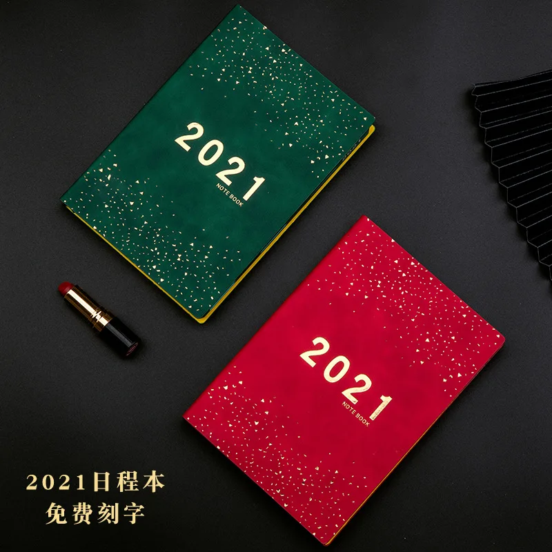 

A5 for Records 2021 Weekly Monthly Planner Leather Old Fashioned Daily Planner Notebook Cover Squared Notebooks Diaries