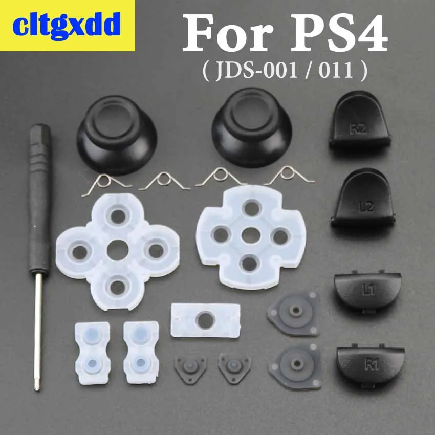 Cltgxdd ручка кнопка для Dualshock 4 PS4 контроллер L1 R1 L2 R2 триггер кнопки аналоговая палка +