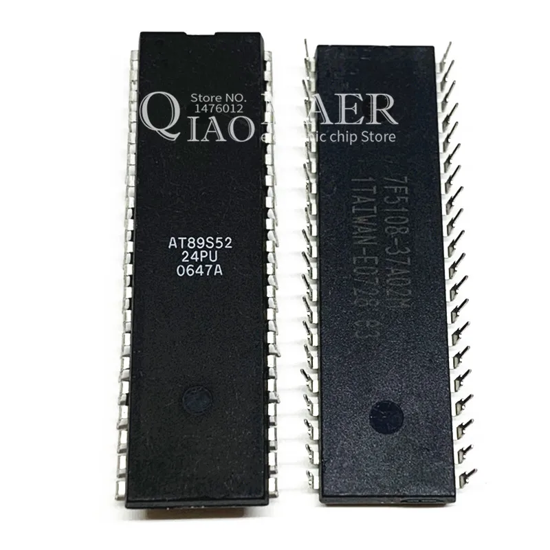 10 шт./лот AT89S52 AT89S52-24PU AT89S52-24 DIP40 AT89S52-24PC AT89S52-24PI 89S52 MCU 8BIT 8KB флэш-40DIP | Электронные