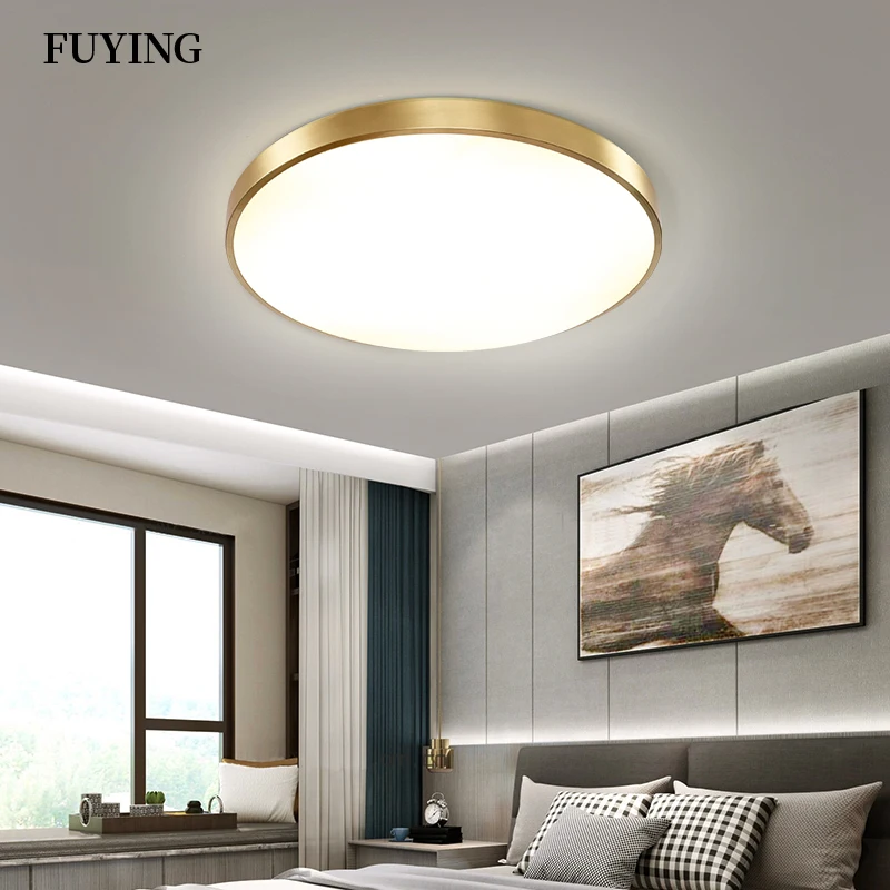 Ультра тонкий светодиодный потолочный светильник современный три Цвет