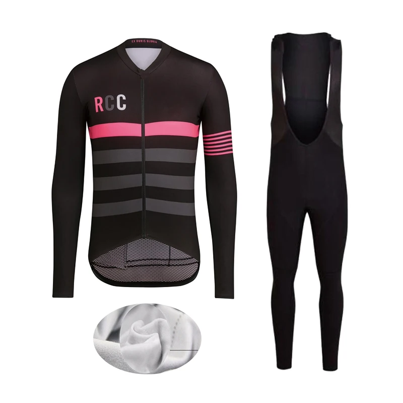 RCC Pro зимний комплект из термофлиса для велоспорта, велосипедная одежда Maillot Ropa Ciclismo Invierno, одежда для горного велосипеда