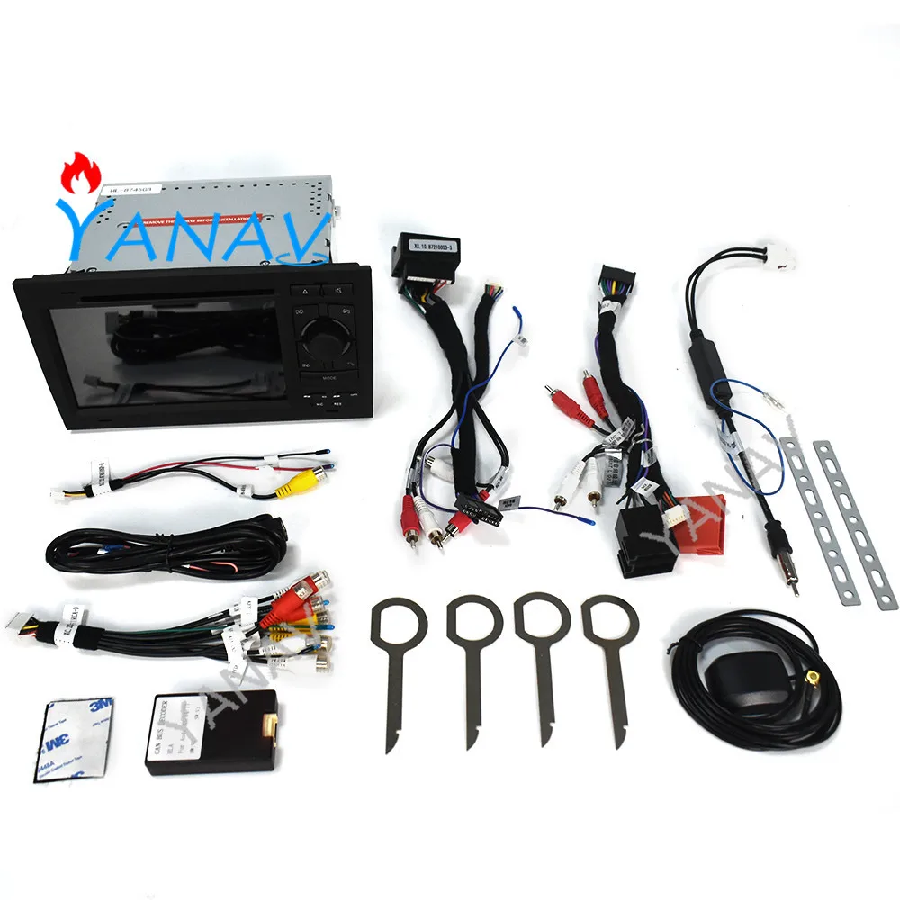 

Android Car Radio Audio 2 DIN Stereo Receiver For-Audi A4 S4 2002-2008 GPS Navigation Auto Video HD Screen Multimedia MP3 Player