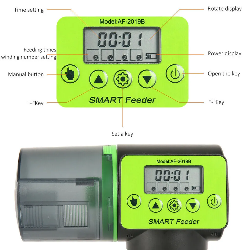 Автоматическая кормушка для рыбы в пруду Koi праздничный таймер автоматическое