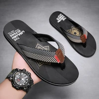 flip flops mens lightweight indoor non slip fashion slippers mens comfortable leisure vacation shoes soft soled beach sandals