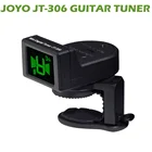 Цифровой мини-тюнер JOYO JT-306 с ЖК-зажимом для акустической электрогитары, бас-гитары, скрипки, укулеле, хроматические аксессуары для гитары
