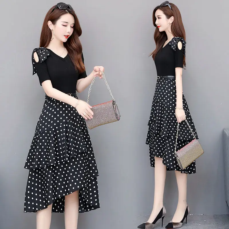 Dress Womens2021 summer Female Beach Midi Button Backless Polka Dot Striped Women Summer 2021 Boho Sexy Flora | Женская одежда